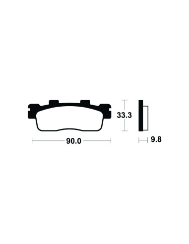 TECNIUM Scooter Organic Brake pads -... TECNIUM Scooter Organic Brake pads -...