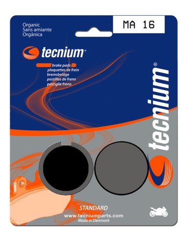 TECNIUM Street Organic Brake pads - MA16