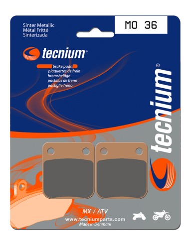 TECNIUM MX/ATV Sintered Metal Brake pads - MO36