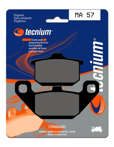 TECNIUM Street Organic Brake pads - MA57