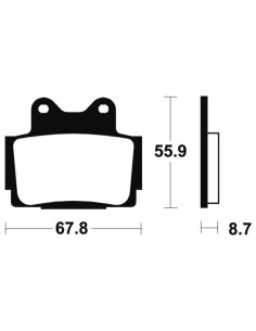 Plăcuțe de frână organice... 2