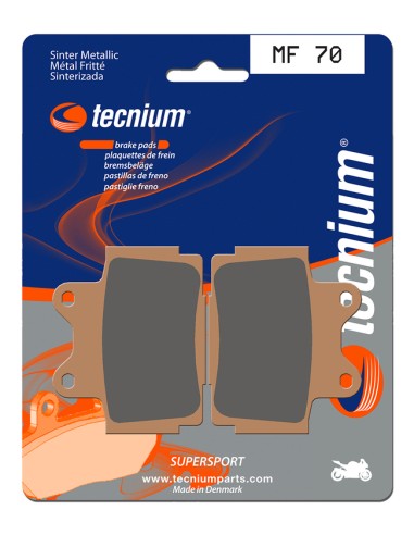 TECNIUM Street Performance Sintered Metal Brake pads - MF70