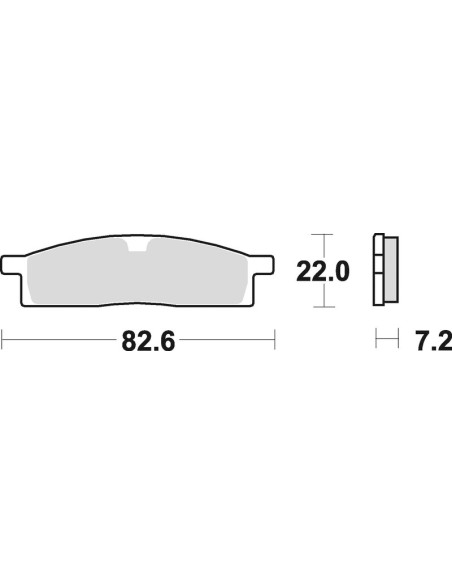 BRAKING Plăcuțe de frână din metal sinterizat off-road/ATV - 705CM44