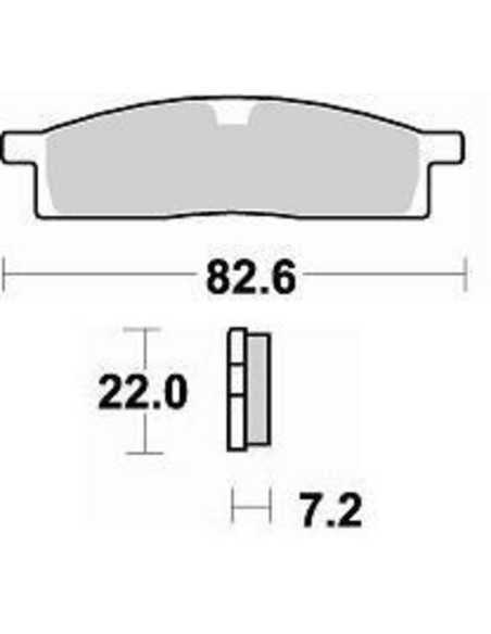 BRAKING Plăcuțe de frână din metal sinterizat off-road/ATV - 705CM44