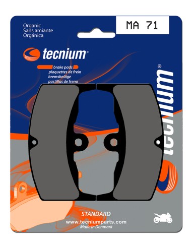 TECNIUM Street Organic Brake pads - MA71