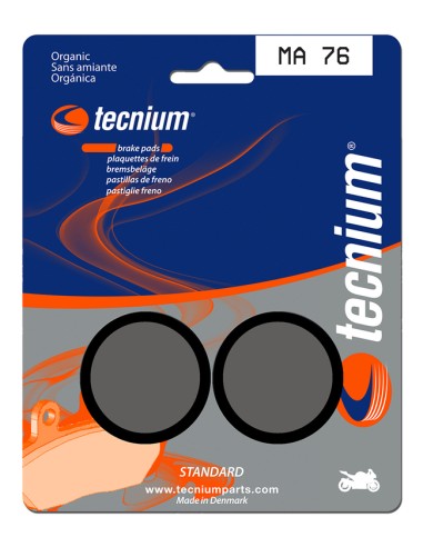 TECNIUM Street Organic Brake pads - MA76