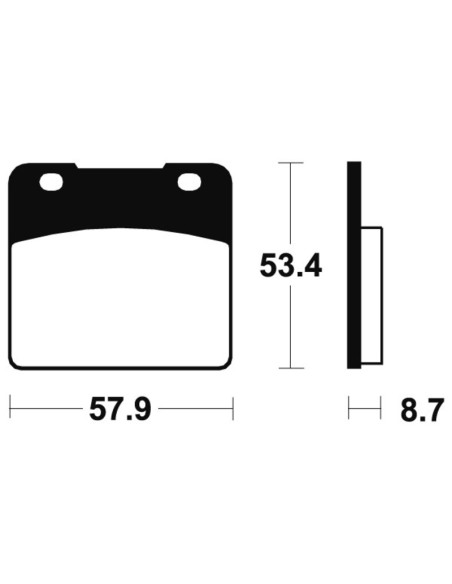TECNIUM Street Performance Sintered Metal Brake pads - MR77