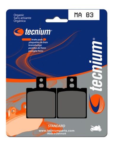TECNIUM Street Organic Brake pads - MA83