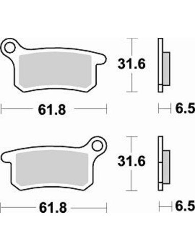 BRAKING Plăcuțe de frână din metal... BRAKING Plăcuțe de frână din metal...