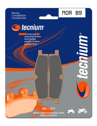 TECNIUM Racing MX/ATV Sintered Metal Brake pads - MOR89