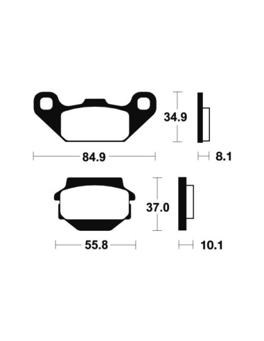 TECNIUM MX/ATV Sintered Metal Brake...