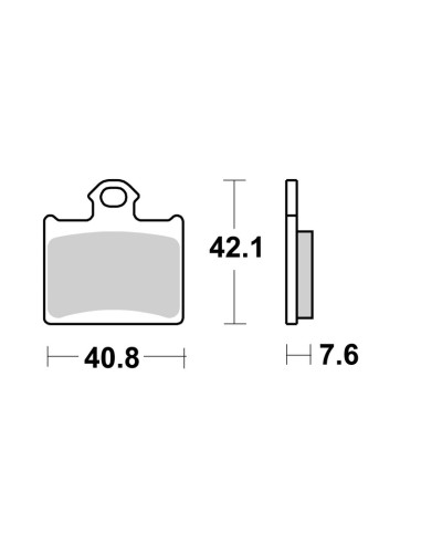 BRAKING Plăcuțe de frână din metal sinterizat off-road/ATV - 949CM44