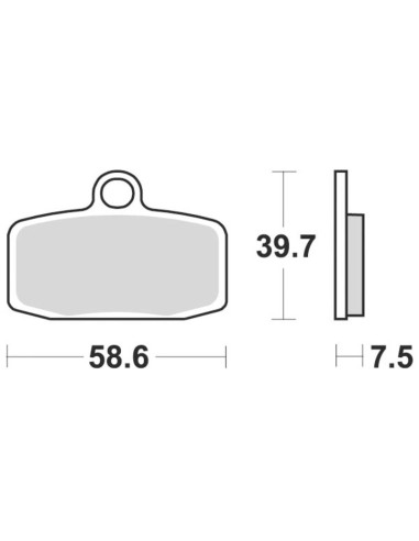 BRAKING Plăcuțe de frână din metal sinterizat off-road/ATV - 955CM44