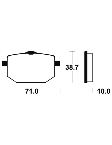 TECNIUM Street Performance Sintered Metal Brake pads - MF96