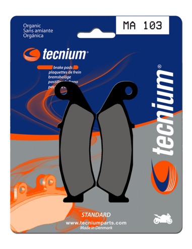 TECNIUM Street Organic Brake pads - MA103