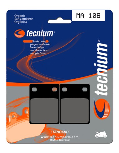 TECNIUM Street Organic Brake pads - MA106