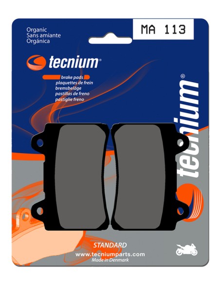 TECNIUM Street Organic Brake pads - MA113