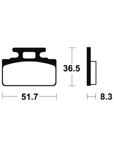 TECNIUM Street Organic Brake pads -...