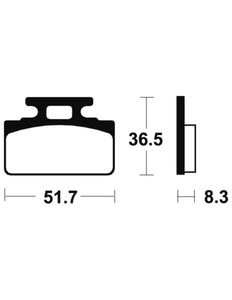 TECNIUM Street Organic Brake pads - MA118