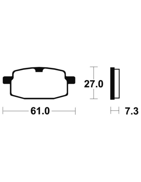 TECNIUM Street Organic Brake pads - MA119
