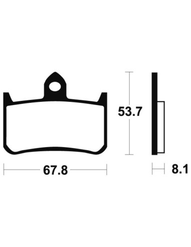 TECNIUM Street Organic Brake pads -...