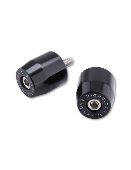 HIGHSIDER pro Handlebar Ends Black M6 Suzuki (Pair)