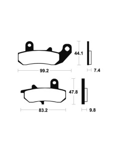 Plăcuțe de frână organice... 2