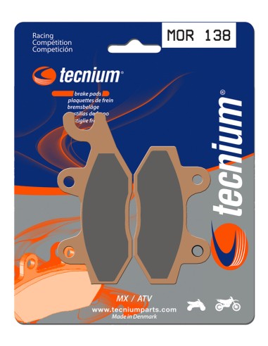 TECNIUM Racing MX/ATV Sintered Metal Brake pads - MOR138