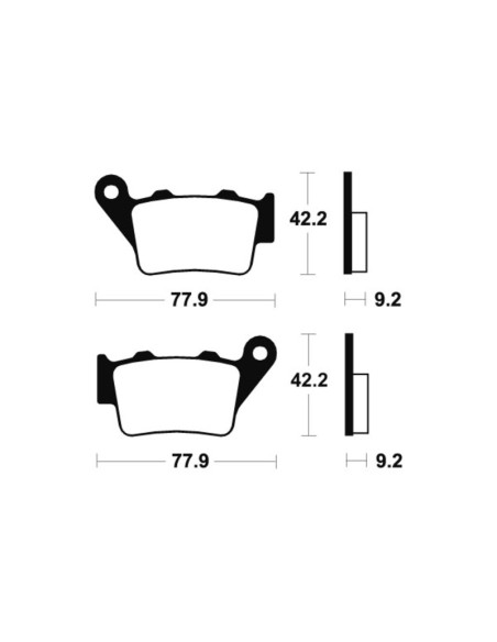 TECNIUM Street Performance Sintered Metal Brake pads - MR175