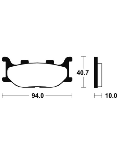 TECNIUM Scooter Organic Brake pads -...