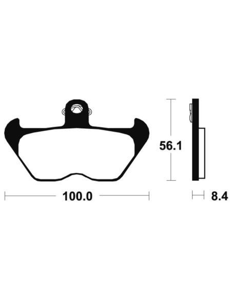 TECNIUM Street Performance Sintered Metal Brake pads - MF203