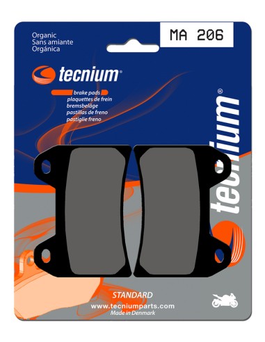 TECNIUM Street Organic Brake pads - MA206