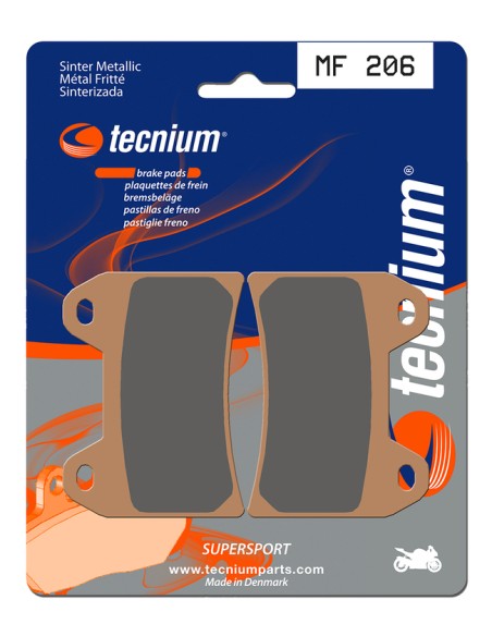 TECNIUM Street Performance Sintered Metal Brake pads - MF206