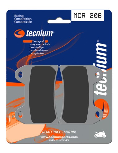 Plăcuțe de frână din carbon sinterizat TECNIUM Racing - MCR206