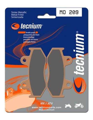 Plăcuțe de frână din metal sinterizat TECNIUM MX/ATV - MO209