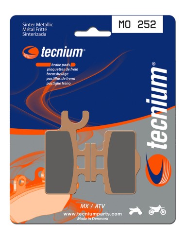 Plăcuțe de frână din metal sinterizat TECNIUM MX/ATV - MO252