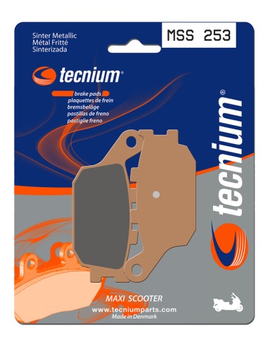 TECNIUM Maxi Scooter Sintered Metal Brake pads - MSS253