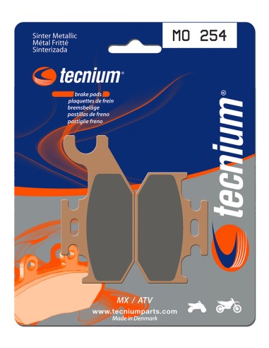 TECNIUM MX/ATV Sintered Metal Brake pads - MO254