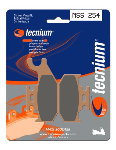 TECNIUM Maxi Scooter Sintered Metal Brake pads - MSS254