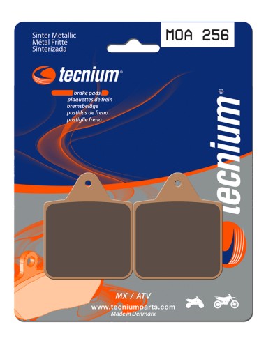 TECNIUM MX/ATV Sintered Metal Brake pads - MOA256