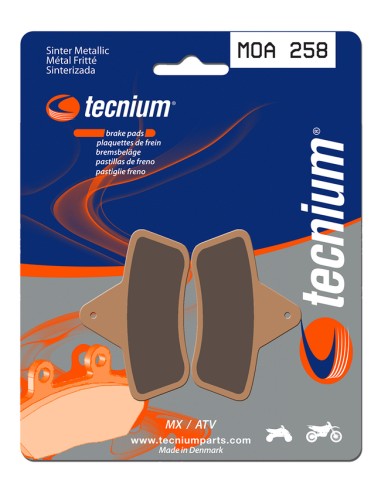 TECNIUM MX/ATV Sintered Metal Brake pads - MOA258