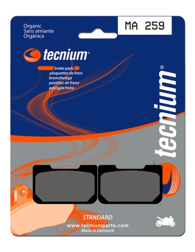 TECNIUM Street Organic Brake pads - MA259