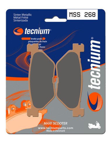 TECNIUM Maxi Scooter Sintered Metal Brake pads - MSS268