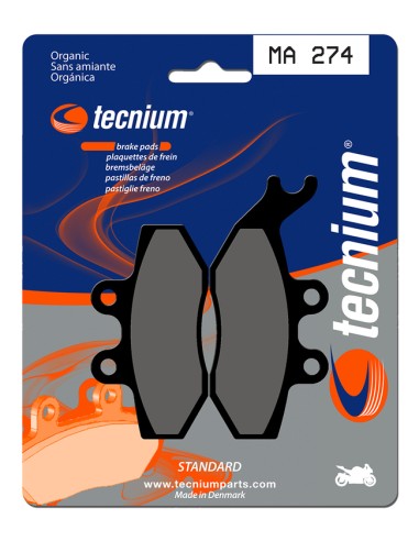 TECNIUM Street Organic Brake pads - MA274