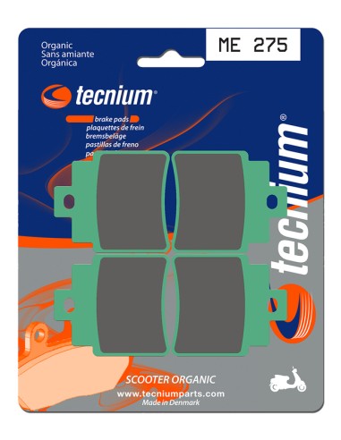 Plăcuțe de frână organice TECNIUM Scooter - ME275