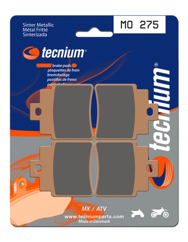 TECNIUM MX/ATV Sintered Metal Brake pads - MO275
