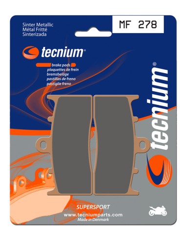 TECNIUM Street Performance Sintered Metal Brake pads - MF278