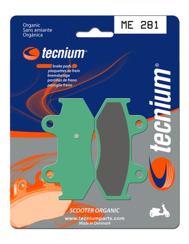 TECNIUM Scooter Organic Brake pads - ME281