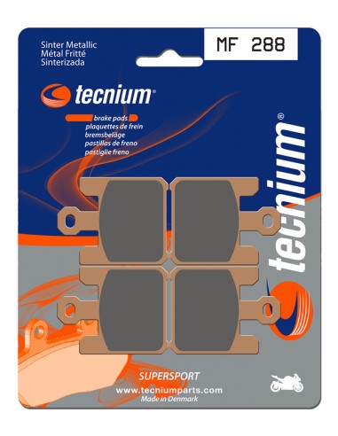 TECNIUM Street Performance Sintered Metal Brake pads - MF288