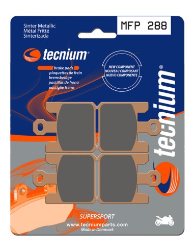 TECNIUM Trail Performance Sintered Metal Brake pads - MFP288